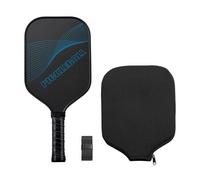 VEVOR Raquette de Pickleball, Surface en Fibre de Carbone T700 et Noyau en nid d'abeille, Palette de pickelball Pro avec Puissance, contrôle et Effets accrus, pour Adultes, Hommes et Femmes, Bleu