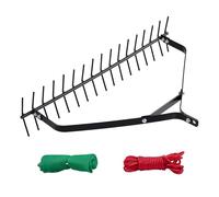 VEVOR Râteau à Mauvaises Herbes Aquatiques, 810x495x165 mm, Râteau Désherbage Lac à Double Face, Coupe Mauvaises Herbes Léger avec Corde 9 m, Outil de Nettoyage des Nénuphars pour Étang, Ruisseau