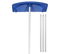 VEVOR Râteau à Neige de Toit, 60 cm, Râteau de Déneigement Réglable 1,18-5,5 m, avec Grattoir Plastique PP, Roues Inférieures, Poignée Antidérapante, Outil pour Enlever Neige Feuilles du Toit Garages