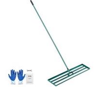 VEVOR Râteau De Nivellement Pelouse Pour Terrain Cour De Golf Jardin Champs 121,9x25,4cm