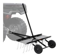 VEVOR Râteau déchaumeur à gazon 1015 mm pour VTT ou tondeuse 20 dents 200 mm