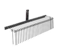 VEVOR Râteau déchaumeur à gazon 1830 mm – 32 dents acier à ressort 400x450 mm