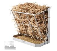 VEVOR Râtelier à foin mangeoire à céréales et à foin 2 en 1 pour moutons 179,5 L