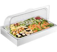 VEVOR Récipients de service Récipients pour buffet Récipients Gastronorm en acier inoxydable (1 récipient) pour restaurant Cuisine d'hôtel