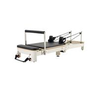 VEVOR Réformateur Pilates Charge 181,44 kg, Machine de Pilates Pliable pour Utilisateurs Avancés et Débutants, Ensemble Lit avec Double Résistance, Ressort, Cordon et Boîte d'Assise, Équipement de Gym