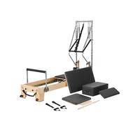 VEVOR Reformer Pilates Machine de Pilates en Bois avec Résistance Domicile Gym