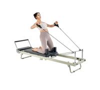 VEVOR Reformer Pilates Pliable, Machine de Pilates Charge 181,44 kg, Lit avec Double Résistance, Ressort et Cordon, Ensemble de Réformateur pour Utilisateurs Avancés et Débutants, Gym Domicile Studio