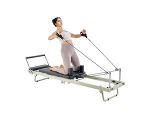 VEVOR Reformer Pilates Pliable, Machine de Pilates Charge 181,44 kg, Lit avec Double Résistance, Ressort et Cordon, Ensemble de Réformateur pour Utilisateurs Avancés et Débutants, Gym Domicile Studio