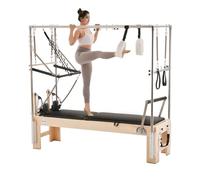 VEVOR Reformer Pilates Équipement d’Entraînement de Yoga en Bois Domicile Gym