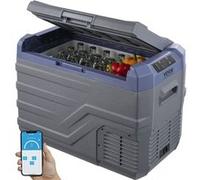VEVOR Réfrigérateur Portable à Compression 37 L, Mini Frigo de Voiture 12/24 V CC et 100-240 V CA, Glacière à Zone Unique, -20 °C à 20 °C Température Réglable, pour Camion Bateau Maison Camping