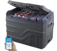 VEVOR Réfrigérateur Portable à Compression Mini Frigo 32 L Double Zone Voiture