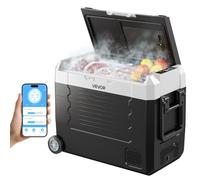 VEVOR Réfrigérateur voiture 48QT à compresseur électrique avec roues double zone