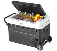 VEVOR Réfrigérateur portable de voiture, 12 V, 60 L, congélateur portable à zone unique, température réglable de 15,6 °C à 20 °C, refroidisseur à compresseur pour la maison, l'extérieur, le camping,