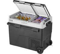 VEVOR Réfrigérateur portable de voiture, réfrigérateur de voiture 12 volts, 58 l / 61,5 QT congélateur portable à deux zones, -20 °C à 20 °C température réglable, refroidisseur à compresseur pour la m
