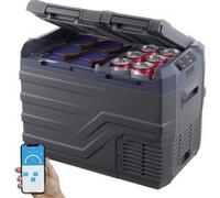 VEVOR Réfrigérateur Portable à Compression 32 L Double Zone, Mini Frigo de Voiture 12/24 V CC et 100-240 V CA, Glacière -20 °C à 20 °C Température Réglable, pour Camion Bateau Maison Camping Extérieur