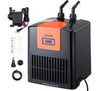 Refroidisseur/chauffeur d'eau d'aquarium VEVOR 200L avec pompe à eau à haut débit, compresseur, évaporateur en titane, accessoires complets, refroidissement rapide pour aquarium, axolotl, récif corall