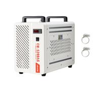 VEVOR Refroidisseur d'Eau Industriel 1600 W Refroidisseur d'Eau avec Compresseur Système de Refroidissement pour Machine de Gravure Laser CO2 et Tubes Laser, avec Réservoir 7 L, Débit Maximal 13 L/min
