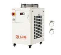 VEVOR Refroidisseur d'Eau Industriel 5000 W Refroidisseur d'Eau avec Compresseur Système de Refroidissement pour Machine de Gravure Laser CO2 et Tube Laser, avec Réservoir 15 L, Débit Maximal 70 L/min