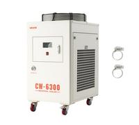 VEVOR Refroidisseur d'Eau Industriel 8000 W Refroidisseur d'Eau avec Compresseur Système de Refroidissement pour Machine de Gravure Laser CO2 et Tube Laser, avec Réservoir 40 L, Débit Maximal 70 L/min