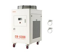 VEVOR Refroidisseur d'Eau Industriel 8000 W Refroidisseur d'Eau avec Compresseur Système de Refroidissement pour Machine de Gravure Laser CO2 et Tube Laser, avec Réservoir 40 L, Débit Maximal 70 L/min
