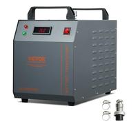VEVOR Refroidisseur d'eau Industriel, CW-3000(Pro), système de Refroidissement de Refroidisseur d'eau Industriel à air 150 W capacité de réservoir 12 L, débit 18 L/Min pour Machine de Gravure Laser