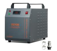 VEVOR Refroidisseur d'eau Industriel, CW-3000, système de Refroidissement d'eau à air 80 W, capacité de réservoir d'eau 12 L, débit Maximum 12 L/Min pour Refroidissement de Machine de Gravure Laser