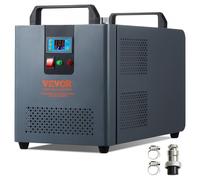 VEVOR Refroidisseur d'eau industriel, KH-6000, système de refroidissement par eau industriel 200 W avec compresseur, réservoir d'eau 12 L, 7,8 L/min, pour machine refroidissement gravure laser CO2