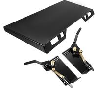 VEVOR Rehausse pour mini-chargeuse 6,35 mm Plaque de fixation rapide Largeur intérieure 1,14 m Rehausse pour mini-chargeuse 46,99 cm Hauteur Rehausse pour mini-chargeuse à fixation rapide pour godets