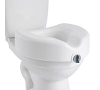 VEVOR Rehausseur de Toilette Charge 158,76 kg, Réhausse WC Hauteur de Levage de 12,7 cm, Siège de Toilette Surélevé avec Ouverture Élargie, pour Personnes Âgées, Handicapés, Patients, Enceintes