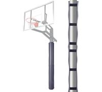 VEVOR Coussin de poteau de basket-ball, 30x1800 mm, rembourrage robuste enveloppant pour poteau, pour poteaux ronds 50-160 mm et carrés 115 mm, imperméable toutes saisons, pour sous-sol, garage, gris