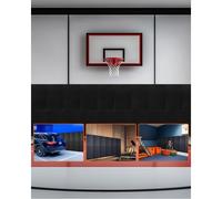 VEVOR Rembourrage mural gym, 1500x500x50 mm, tapis de protection murale résistant aux déchirures, amovible, mousse haute densité, coussin de protection imperméable durable pour garage, sous-sol, 4 pcs