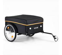 VEVOR Remorque Cargo Vélo 59 kg Remorque Pliable avec Bâche Imperméable