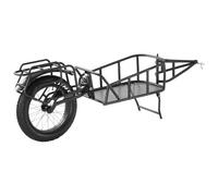 VEVOR Remorque de vélo, capacité de Charge de 32 kg, Chariot de vélo, Rangement Compact et Structure à dégagement Rapide, Roues de 508 mm, Convient à la Plupart des Roues de vélo, en Acier au Carbone