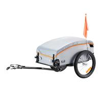 VEVOR Remorque de vélo, capacité de charge de 45 kg, chariot de transport, rangement compact pliable avec attelage, housse imperméable, roues de 406 mm, pour les roues de vélo de 558,8 mm à 711,2 mm