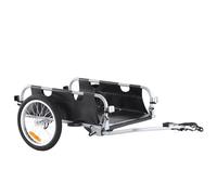 VEVOR Remorque de vélo, capacité de charge de 45 kg, chariot de vélo, rangement compact pliable avec attelage universel, housse étanche, roues de 406 mm, pour les roues de vélo de 558,8 mm à 711,2 mm