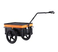 VEVOR Remorque de vélo, capacité de charge de 40 kg, chariot de vélo, rangement compact pliable avec attelage universel, housse étanche, roues de 406 mm, convient aux roues de vélo de 640 mm à 711 mm