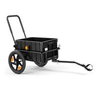 VEVOR Remorque de vélo, Chariot de vélo, Rangement Compact Pliable avec attelage Universel, Housse étanch