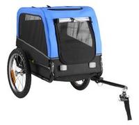 Remorque Vélo pour Chien-VEVOR-Porte Animaux de Compagnie de Vélos-Cadre Pliable Facile-Charge 30 kg-Coupleur de Vélo Universel