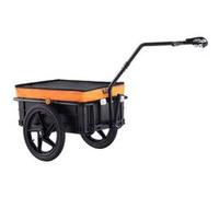 VEVOR Remorque de vélo, capacité de charge de 40 kg, chariot de vélo, rangement compact pliable avec attelage universel, housse étanche, roues de 406 mm, convient aux roues de vélo de 640 mm à 711 mm
