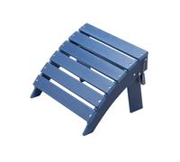 VEVOR Repose-pieds pliable Adirondack 400x480x330 mm PEHD, résistant aux intempéries, bleu