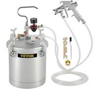 VEVOR Réservoir De Peinture Pression Pot Avec Pistolet De Pulvérisation Pour Peinture 10L