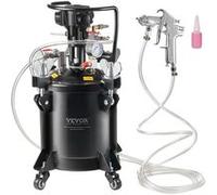 VEVOR Réservoir de peinture sous pression 10 L – Agitation automatique – 70 psi réglable