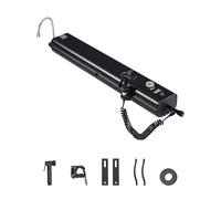 VEVOR Réservoir d'eau pour galerie de toit, 17 L, réservoir d'eau sous pression pour douche de camping, 2 panneaux anti-éclaboussures, rainure en T, port de pressurisation, haute capacité, pour coffre