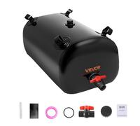 VEVOR Réservoir d'eau Souple 113 L, Vessie de Stockage Eau Pliable, Sac Conteneur d'eau PVC 1000D de Grande Capacité, pour Irrigation de Jardin, Camping, Camping-Car, Prévention des Incendies, Noir