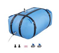 VEVOR Réservoir d'Eau Souple 132 L, Vessie de Stockage Eau Pliable, Sac Conteneur d'Eau TPU Grande Capacité, pour Irrigation Jardin, Camping, Camping-car, Utilisation Extérieur, Stockage Urgence, Bleu
