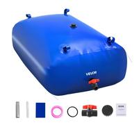 Vessie de Stockage D'eau-VEVOR-330 L-Réservoir D'eau Pliable PVC 1000D-pour Prévention Incendies, Camping-car-Bleu