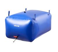 VEVOR Réservoir d'Eau Souple 400 L, Vessie de Stockage Eau Pliable, Sac Conteneur d'Eau PVC Grande Capacité, pour Irrigation Jardin, Camping, Camping-car, Utilisation Extérieur, Stockage Urgence, Bleu