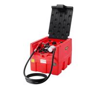 VEVOR Réservoir Diesel Essence Portable, 182 L, Cuve de Ravitaillement Carburant, Pompe de Transfert 12 V, 40 L/min, Tuyau 4 m, Buse Ravitaillement Auto, pour Véhicules Agriculture Industrie, Rouge