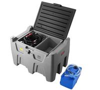 VEVOR Réservoir Diesel Portable, 401 L de Diesel et 28,8 L de DEF, Cuve de Ravitaillement 37,8 L/Min, avec 2 Pompes, Tuyau 4 m, 2 Pistolets, Réservoir de Stockage pour Transfert Transport Carburant