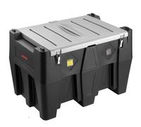 VEVOR Réservoir Diesel Portable 484,5 L Cuve de Ravitaillement 38 L/min avec Pompe de Transfert Électrique 12 V Tuyau en Caoutchouc 4 m Réservoir de Transfert Diesel pour Transport de Carburant, Noir